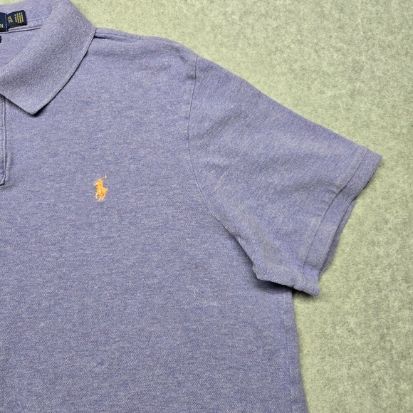 Polo Ralph‎ Lauren Polo Shirt Mens Extra Large Purple Classic Fit Short Sleeve - Picture 5 of 16